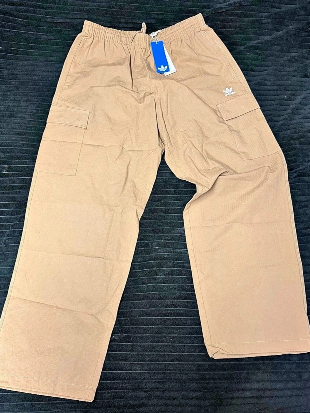 adidas Trefoil Essentials Woven Cargo Pants Brown
